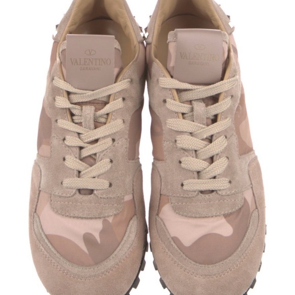 Valentino Beige and Tan Sneakers - Picture 4 of 6